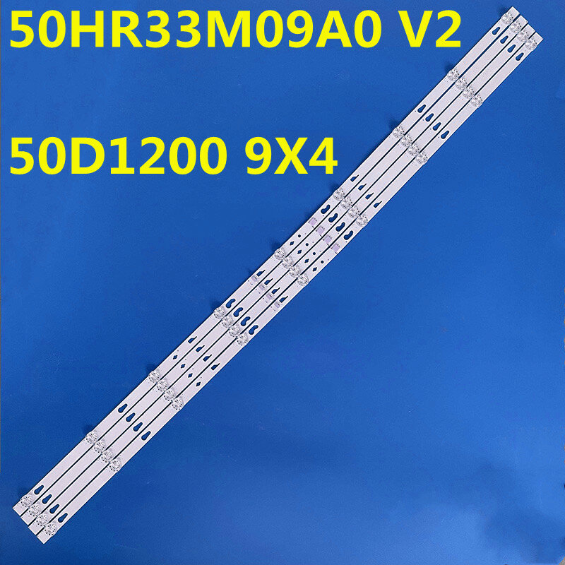 New 4PCS LED Backlight Strip For L SI50FS SI50US 50D1200 9X4 50HR33M09A0 V2 RF-BD500002SR30-0901  4C-LB500T-RF2 LED-L50D2024K
