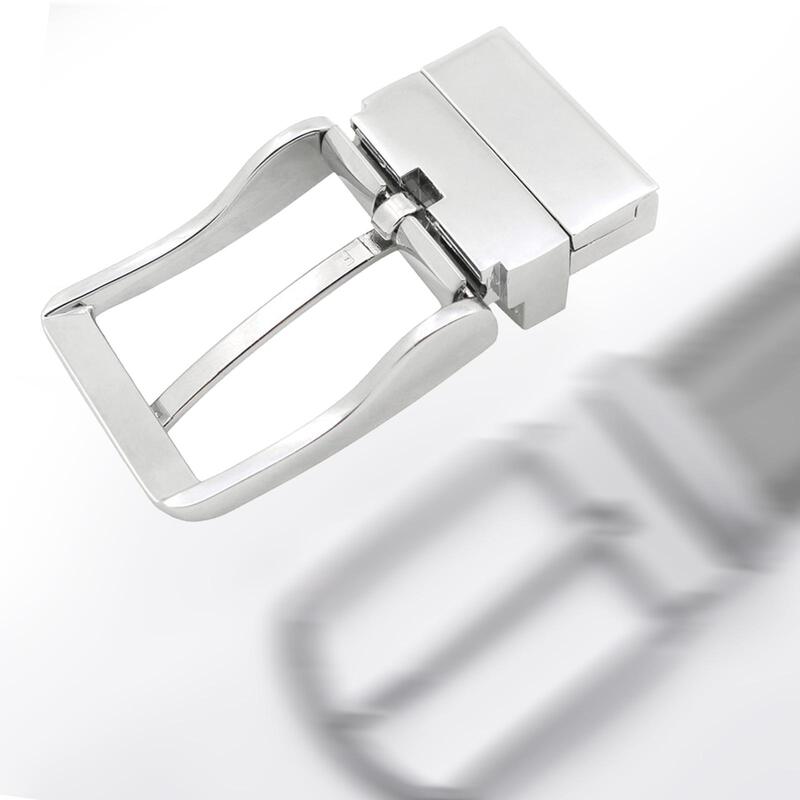 Alloy Belt Buckle for 33mm-34mm Belt Reversible Belt Accessories Single Prong Business Casual Replacement Pin Belt Buckle