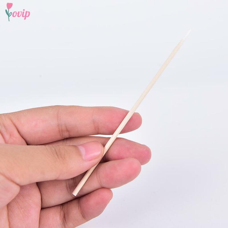 Clean Cotton Swab Stick Buds Tip For Medical 7.5cm/10cm Wood Cotton Head Swab 100 pcs Cotton Swab Health Makeup Cosmetics Ear