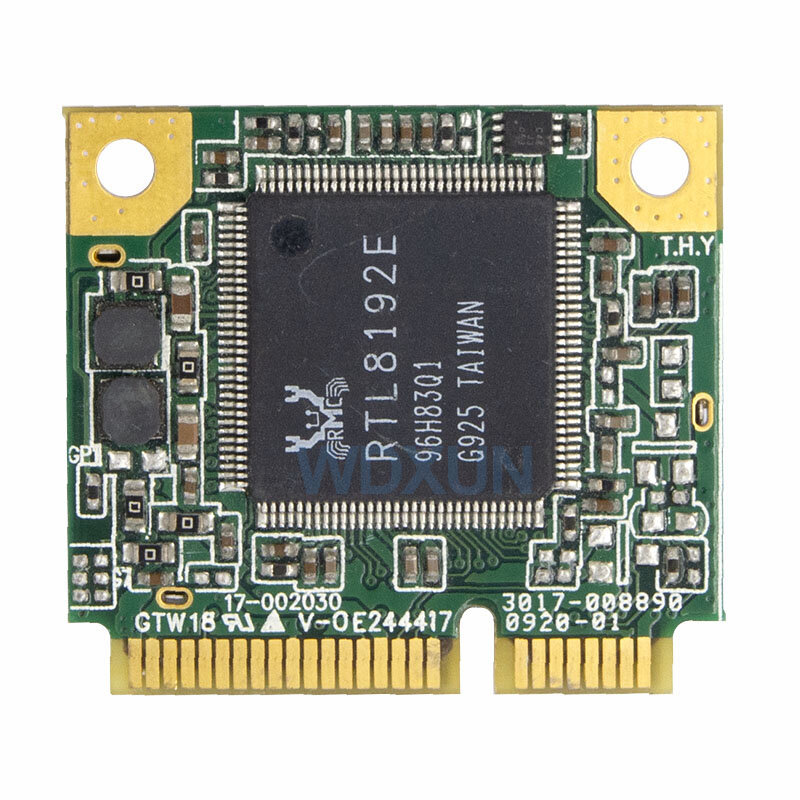 كمبيوتر محمول RTL8192E 802.11b/g/n 300 متر مدمج في الشبكة المحلية اللاسلكية miniPCI-E بطاقة نصف ارتفاع واي فاي CATD