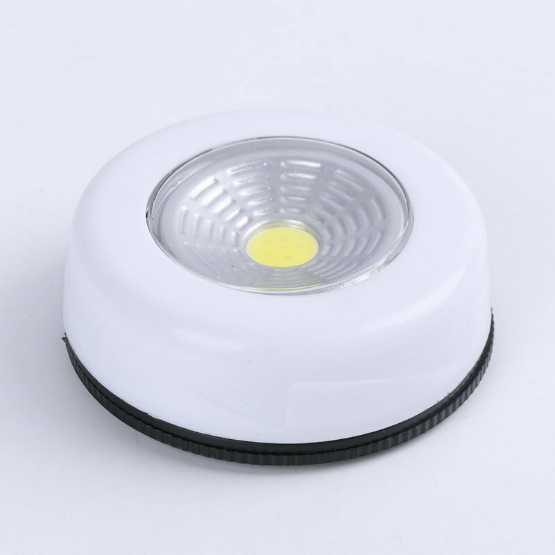 ไฟ LED เซนเซอร์ระบบสัมผัสแบบ1/2ชิ้น, ไฟกลางคืนมีกาวในตัวไฟติดผนังหรี่แสงได้แบบพกพาทรงกลม lampu tidur ตกแต่งห้อง