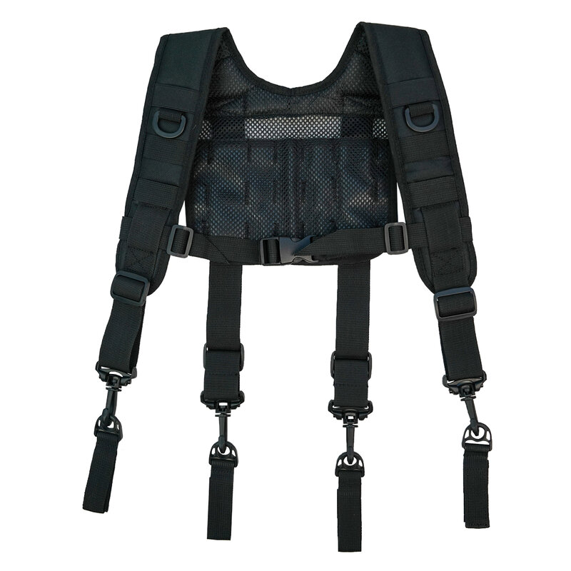 MELOTOUGH Tactical Outdoor H-Harness Duty Belt Suspenders (Battle Belt not Included)
