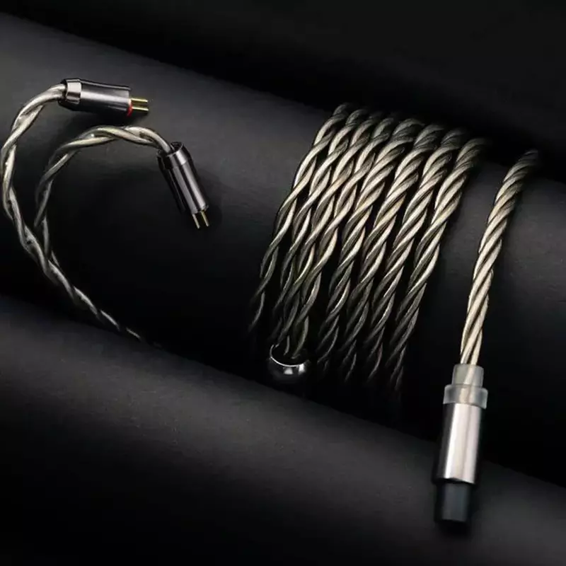 Модульный Улучшенный кабель для наушников Kinera Dromi 2,5 + 3,5 + 4,4 мм, Hi-Fi 6N OCC провод с посеребренным покрытием 0,78 мм/MMCX Соединитель 3 в 1