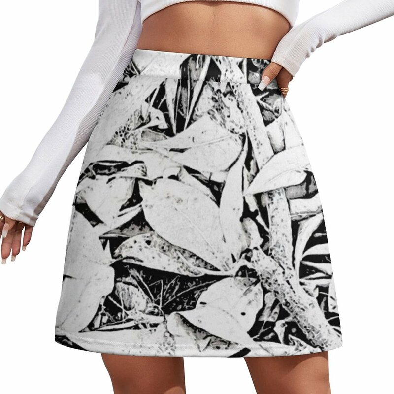 リーフドロップミニスカート女性用ミニスカート