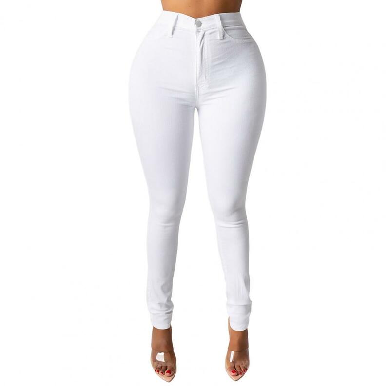 Skinny Jeans High Waist Women's Skinny Fit Denim Jeans with Zipper Fly Pockets Streetwear Fashion for A Stylish Look Denim