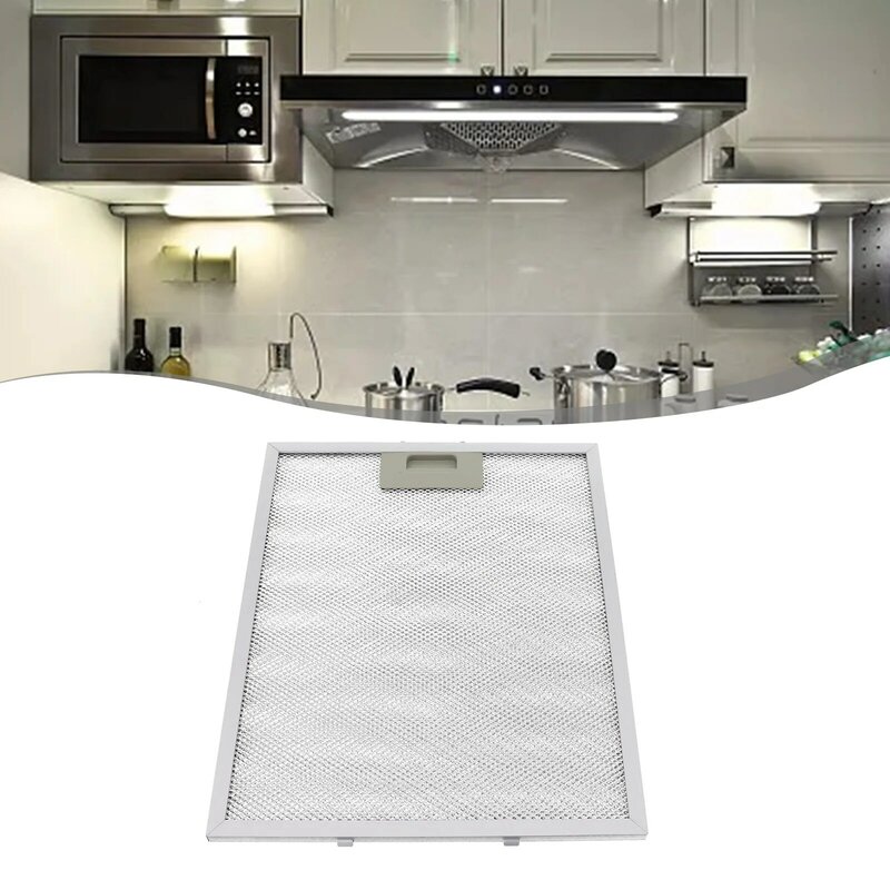 Range Hood Accessories Range Hood Filter 1PCS 340x280x9mm Cleaning Filter Replacement Parts Silver Stainless Steel