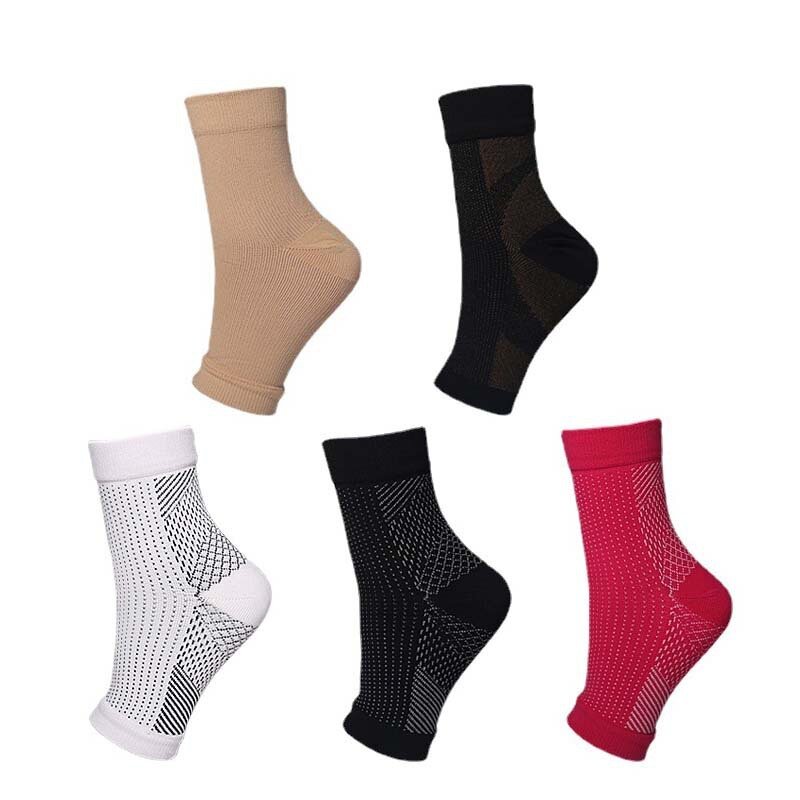 Успокаивающие Компрессионные носки для мужчин и женщин, спортивные носки для снятия невропатии, боли в лодыжке, подошвенного фасциита, отека