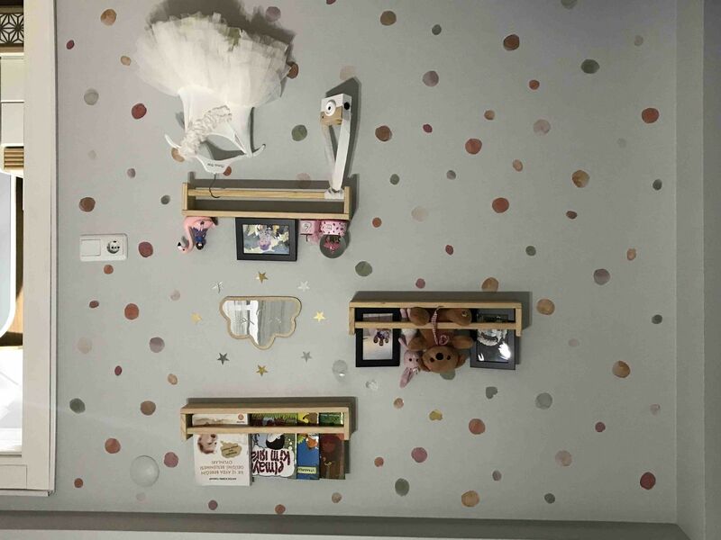 3 Stück Bücherregal Kind Baby Zimmer Wandre gal Holz Organizer, Home Decoration Lagerung Wand montage, Kinderzimmer Dekor Regal