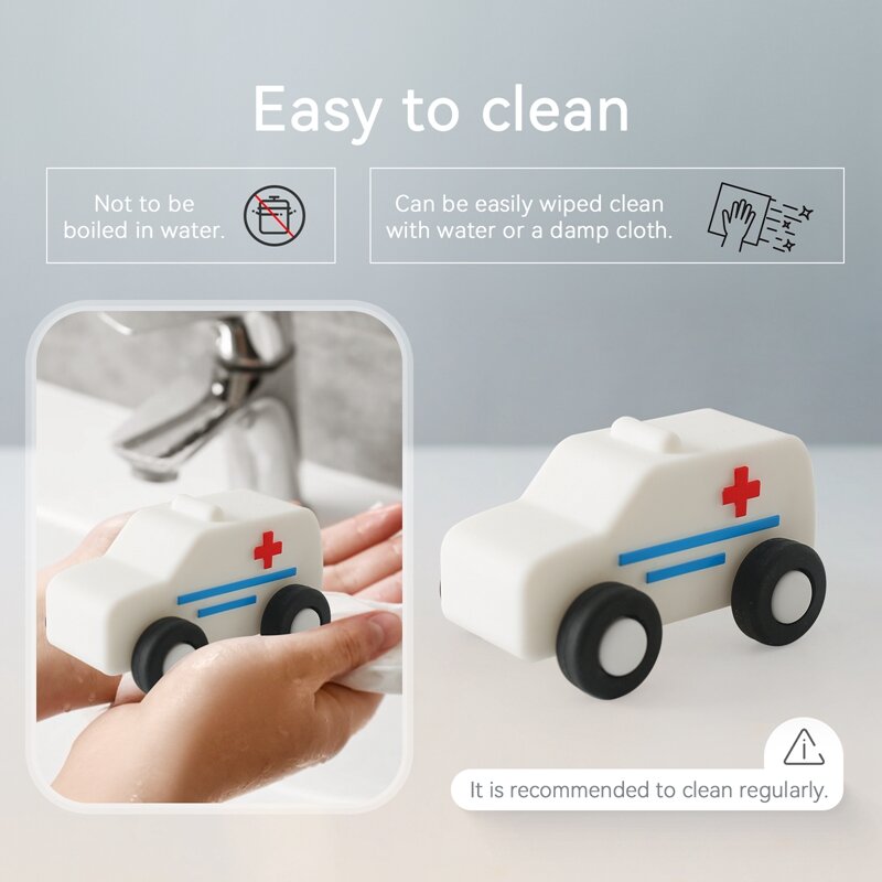 Silikon mobil bayi 0-12 bulan mainan tupai truk untuk bayi makanan kelas silikon pendidikan bayi perkembangan hadiah baru lahir