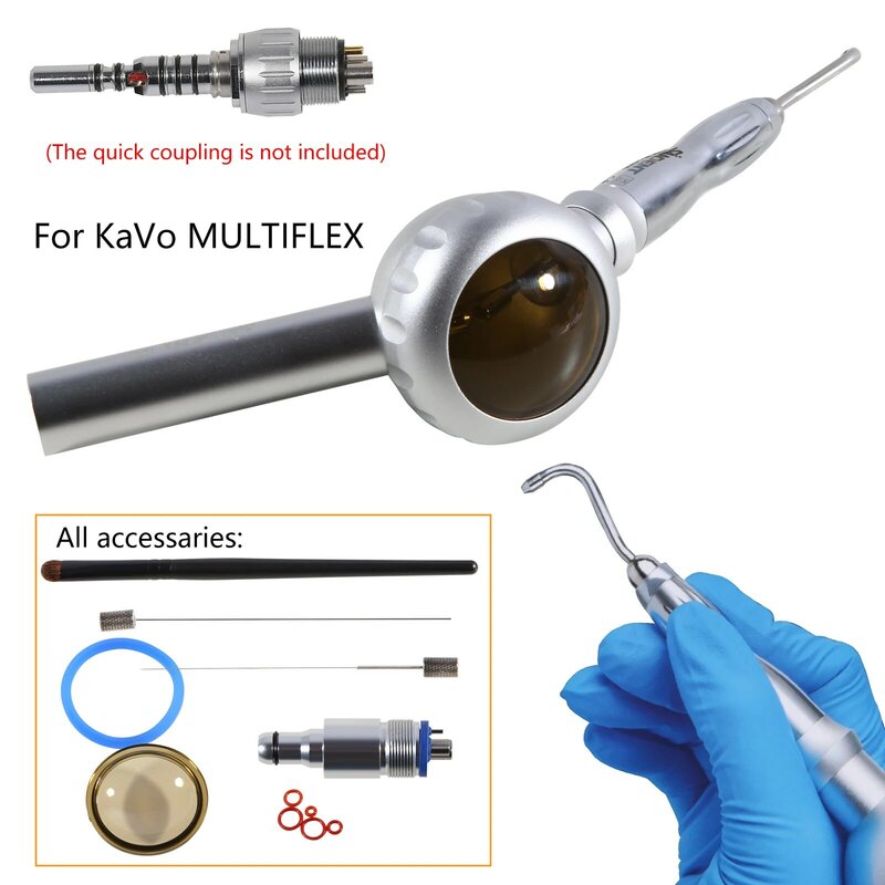 Pulidor Dental higiene, flujo de aire, Prophy, ajuste KaVo, acoplamiento Multiflex, cabeza de Metal