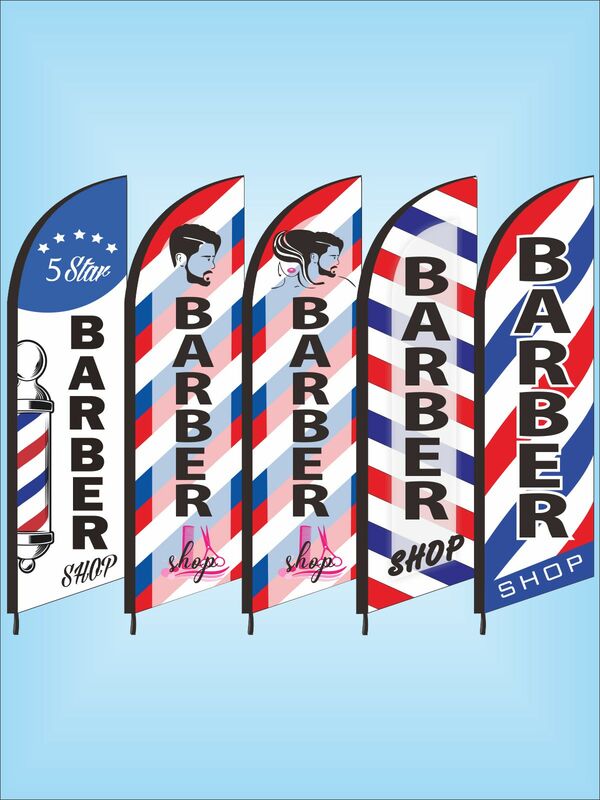 Флаг с перьями для парикмахерской, пляжный баннер для красоты волос, лица, для парикмахерской, для здоровья, спа, для массажа ногтей, для стрижки, фитнеса, с индивидуальным принтом
