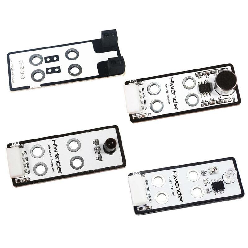 1 Pcs Sound Sensor/Lichtsensor/Infrarot Empfänger/Linie Follower Modul Hiwonder Roboter Sensor Kompatibel mit Arduino