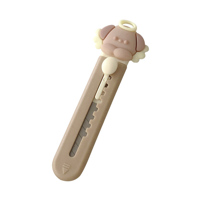 Kawaii zwierzęta kreskówkowe Mini Portable Ulity nóż Box Cutter Pocket Stretch przecinaki do papieru szkolne materiały biurowe nagrody upominkowe