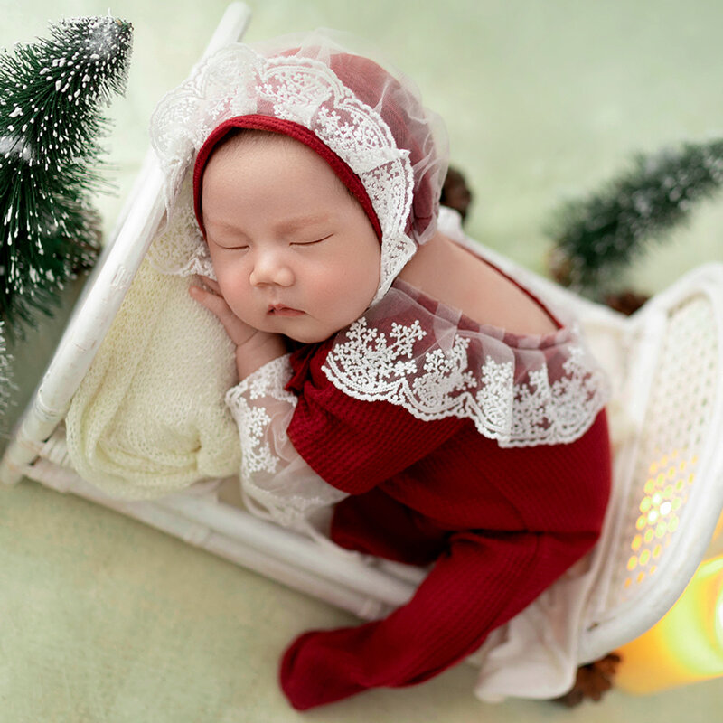 Roupa de bebê adereços de fotografia recém-nascido macacão macacão de natal roupas de estúdio de fotografia atira acessórios