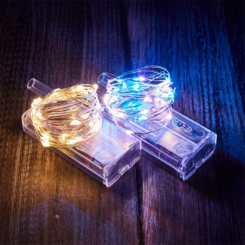Copper Wire LED Lights String Lighting Strings Waterproof Garland Fairy Light Christmas Wedding Party Decor Holiday Lighting