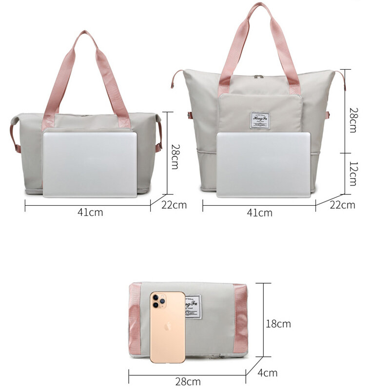 Travel Bag Women Duffle Shoulder Bag Large Multi-functional Bags for Girls Female Big Capacity Sports Storage Mala De Viagem