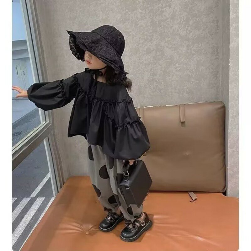 Girls Suits Spring Autumn Children Long Sleeve T-shirt + Pants Sports Hoodie 2pc Streetwear Casual Baby Girl Clothes Outfit