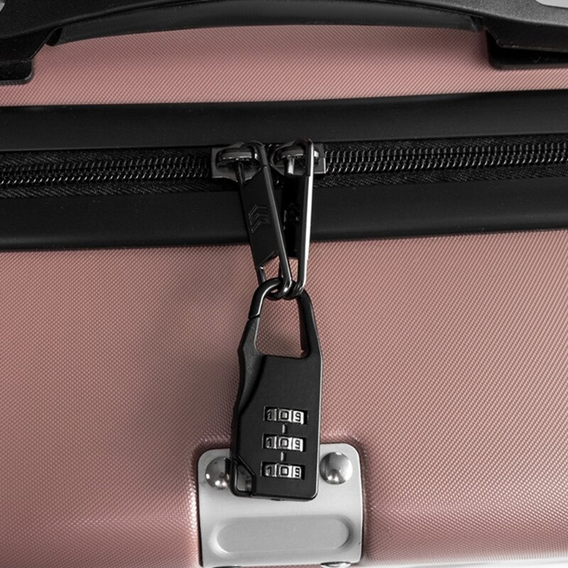 Mini lucchetto ripristinabile per valigie da portatili con serratura a combinazione piccola a 3 cifre