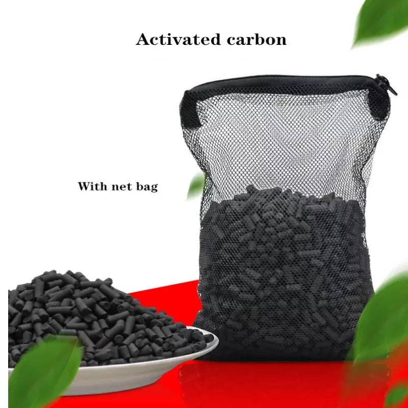 Aquarium Activated Carbon 500g Cylindrical Particle Fish Tank Water Filter Tank Water Filter