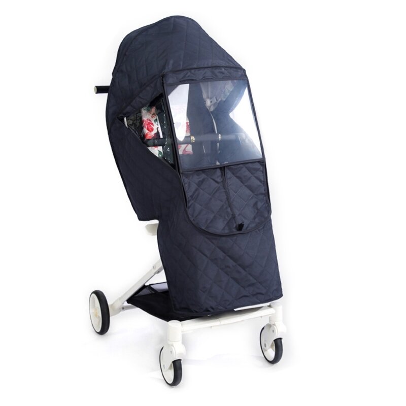 Capa chuva com tudo incluído, compartimento para carrinho bebê à prova adequado para todos os carrinhos