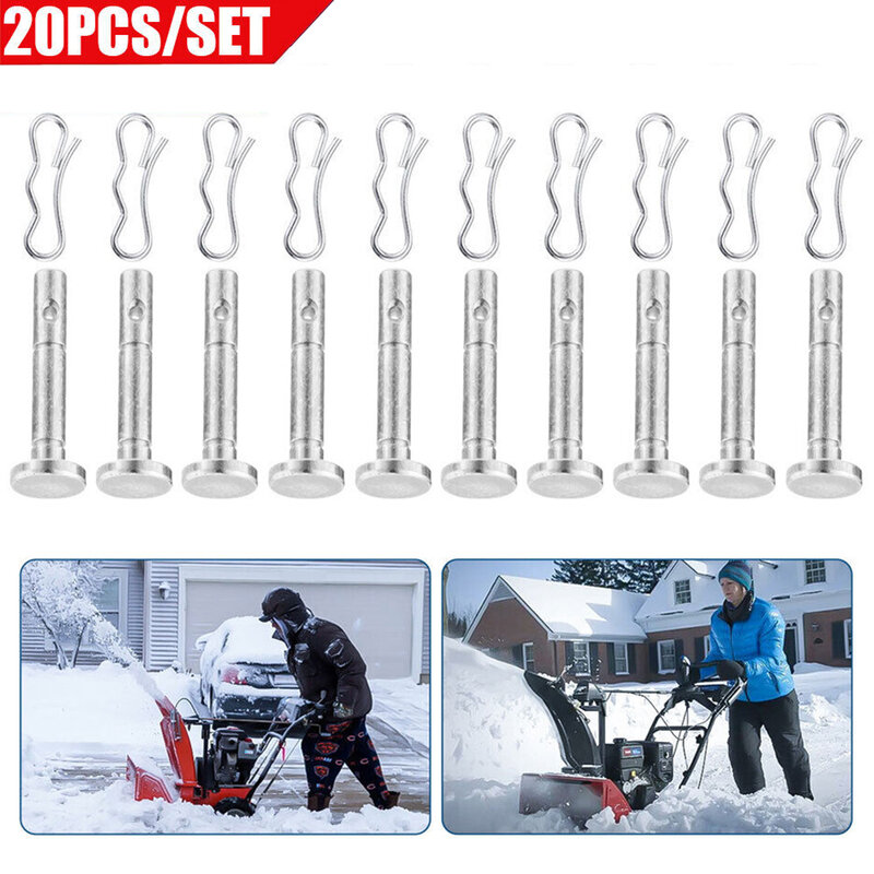 Duurzame Metalen Schaar Pinnen & Splitpennen Voor Sneeuwblazer Set 20 Stuks Betrouwbare Prestaties Probleemloze Installatie