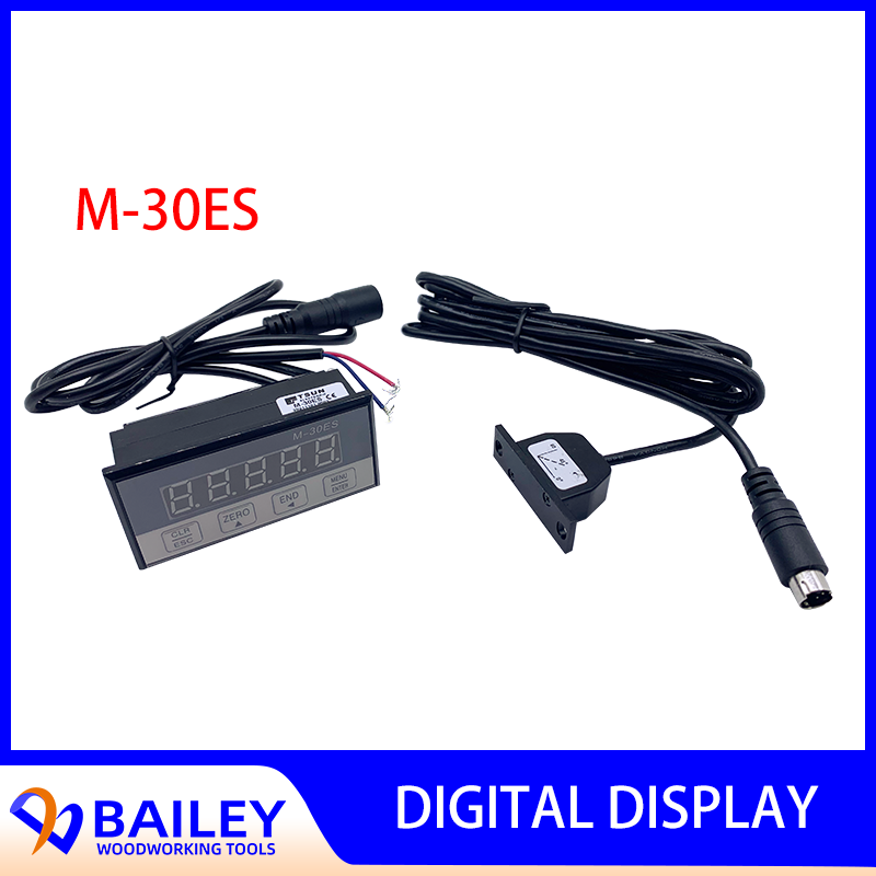 BAILEY 1PC M-30ES Instrument Magnetic Grid Displacement Digital Display Table for Panel Saw Machine Woodworking Tool Accessories