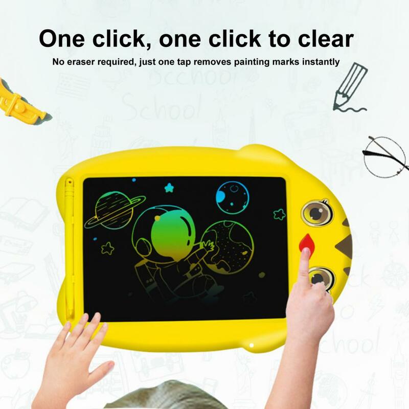 Praktyczne Tablet LCD do pisania elastyczne uczenie się ekranu zasilanie bateryjne dzieci malucha edukacyjne kolorowe tablica do pisania