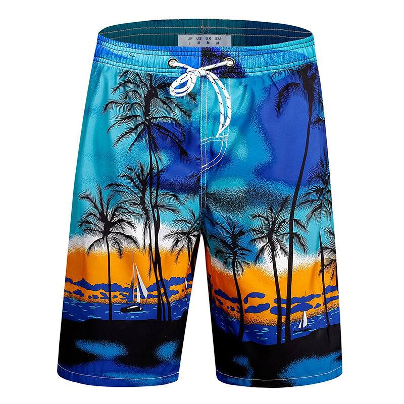 Kalifornien Westküste Grafik Strand Shorts Hosen 3D-Druck Hip Hop Y2k Board Shorts Sommer Hawaii Badeanzug coole Surf Badehose