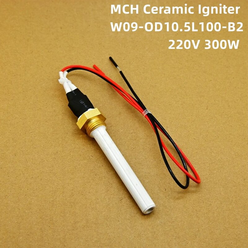 G3/8 Ceramic pellet igniter 220v 300w Kitchen accessories Quick ignition high temperature resistant long-lasting ignition rod
