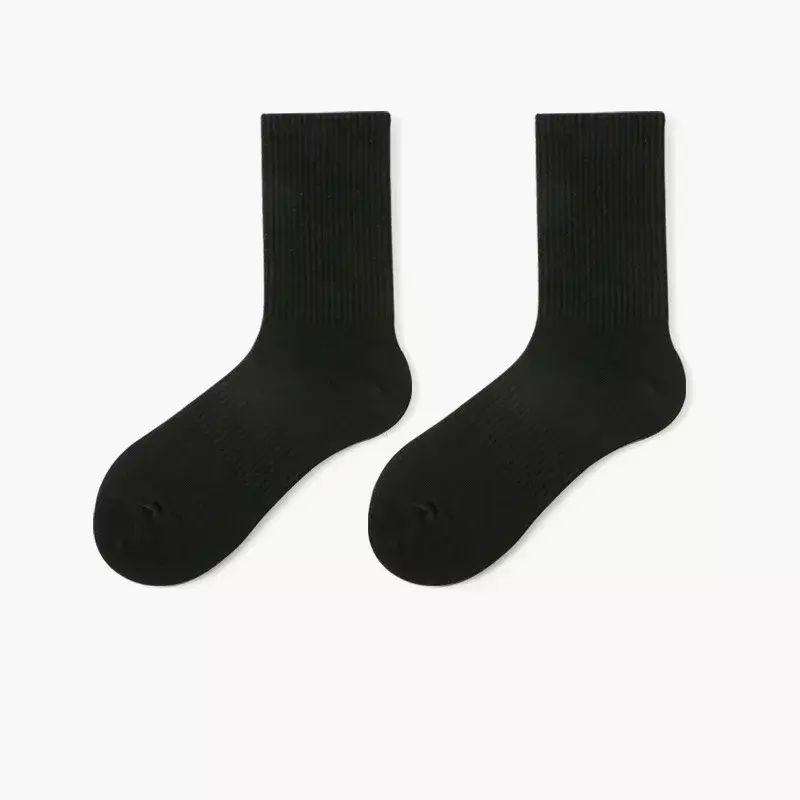 Хлопковые носки, мужские осенние носки, летние спортивные длинные и зимние мужские носки для мальчиков, однотонные