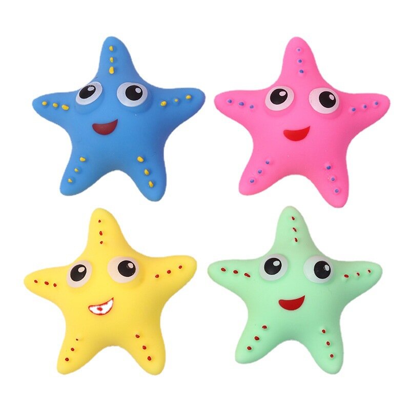 Baru Mata Besar Bintang Laut Dekompresi Lambat Rebound Mainan Ventilasi Meremas Tepung Mainan Bola Anak-anak Hadiah K46