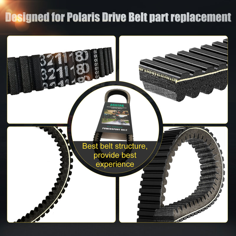 3211180 Drive Belt Heavy Duty Compatible with Polaris RZR 1000 900 XP XP4 2014-2021/ RZR S 900 1000 XP XP4 2015-2020 3211180