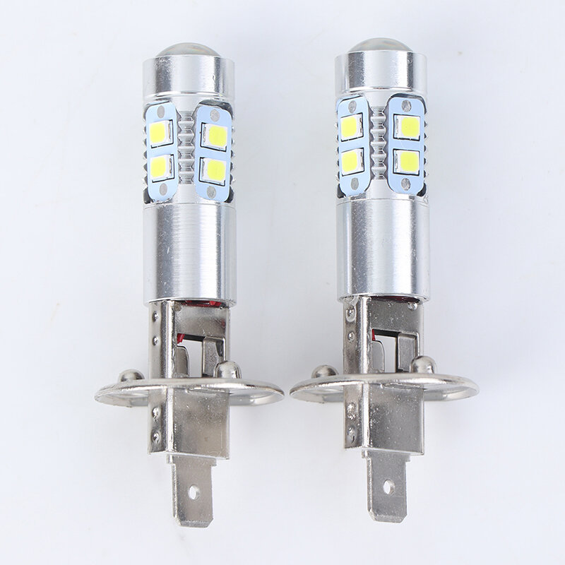 1 para H1 żarówki LED do reflektorów Super jasne światła samochodowe reflektory samochodowe
