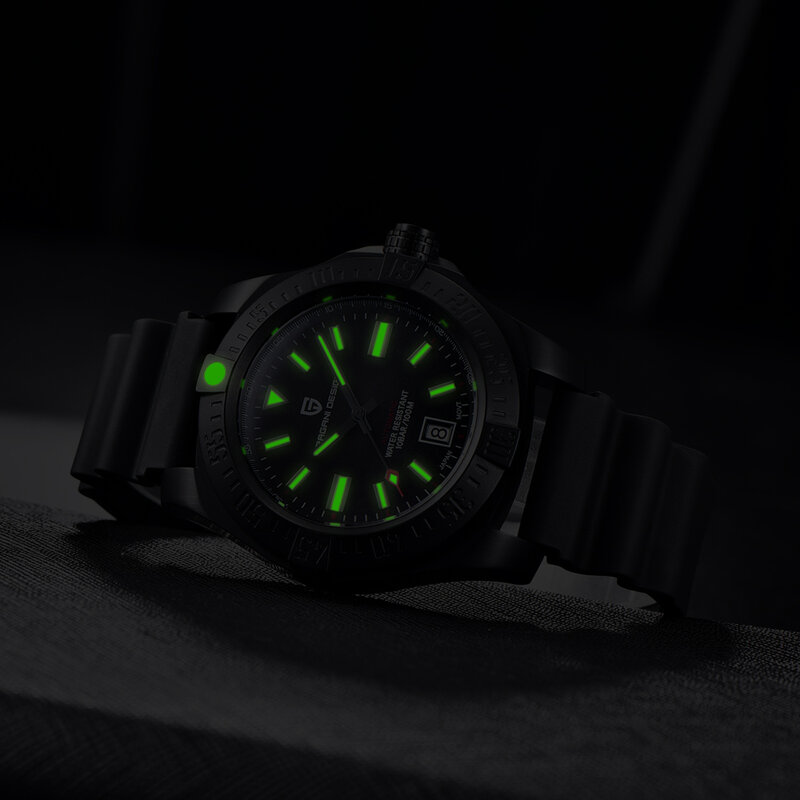 Pagani Design orologio subacqueo automatico per uomo giappone NH35 orologi meccanici da uomo vetro zaffiro 100m subacqueo impermeabile Reloj Hombre