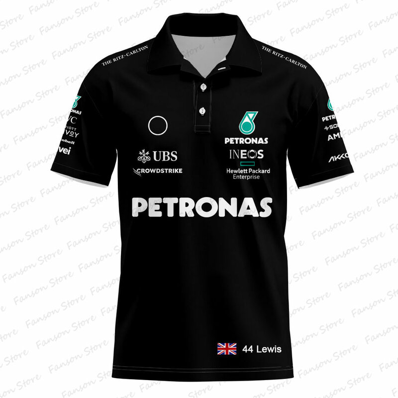 Polo de F1 Racing Team Fan para hombre, Sudadera con capucha, camiseta de conductor, camiseta de verano, camiseta de conductor, camiseta de hombre