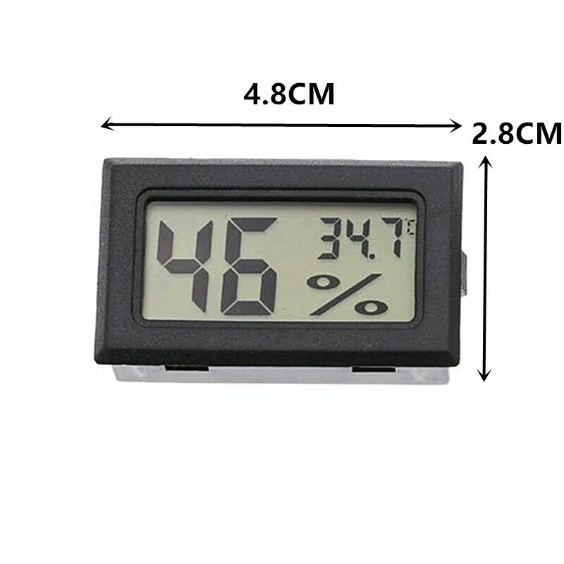 Lcd quente digital sensor de temperatura controlador temperatura termômetro medidor de umidade termômetro higrômetro calibre ferramentas