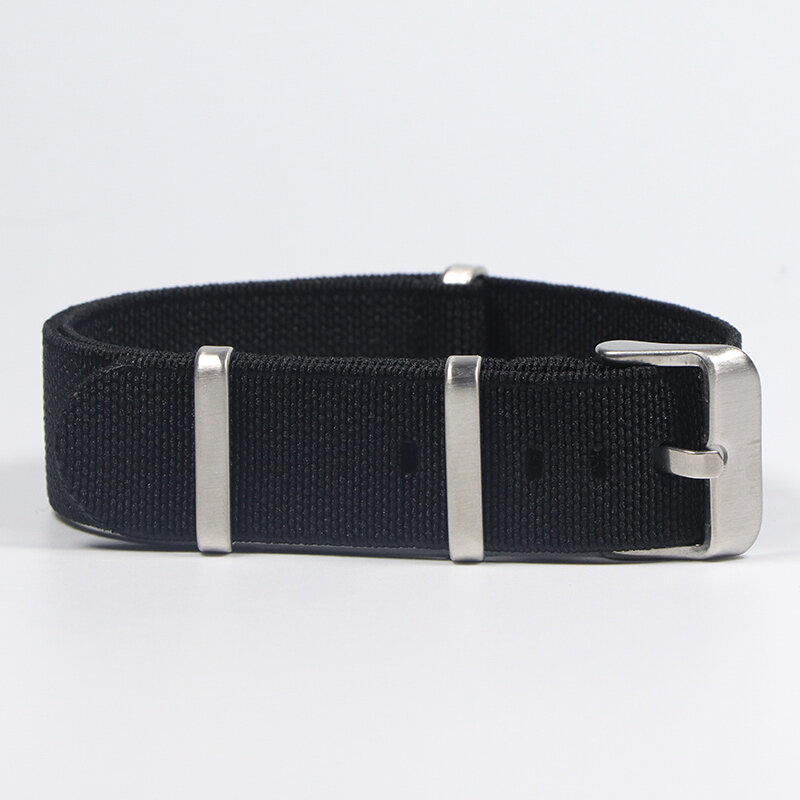 Cinturino elastico in Nylon French Troops borsa per paracadute cinturino elastico in tessuto cinturino per orologio militare 18mm 20mm 22mm