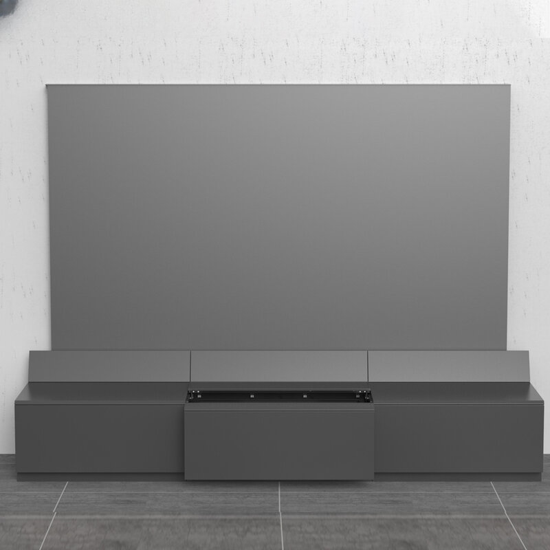 Elétrica Laser TV Cabinet Bracket, tela de projeção, 120 Polegada Gabinete Integrado, Perfeito Frete Grátis