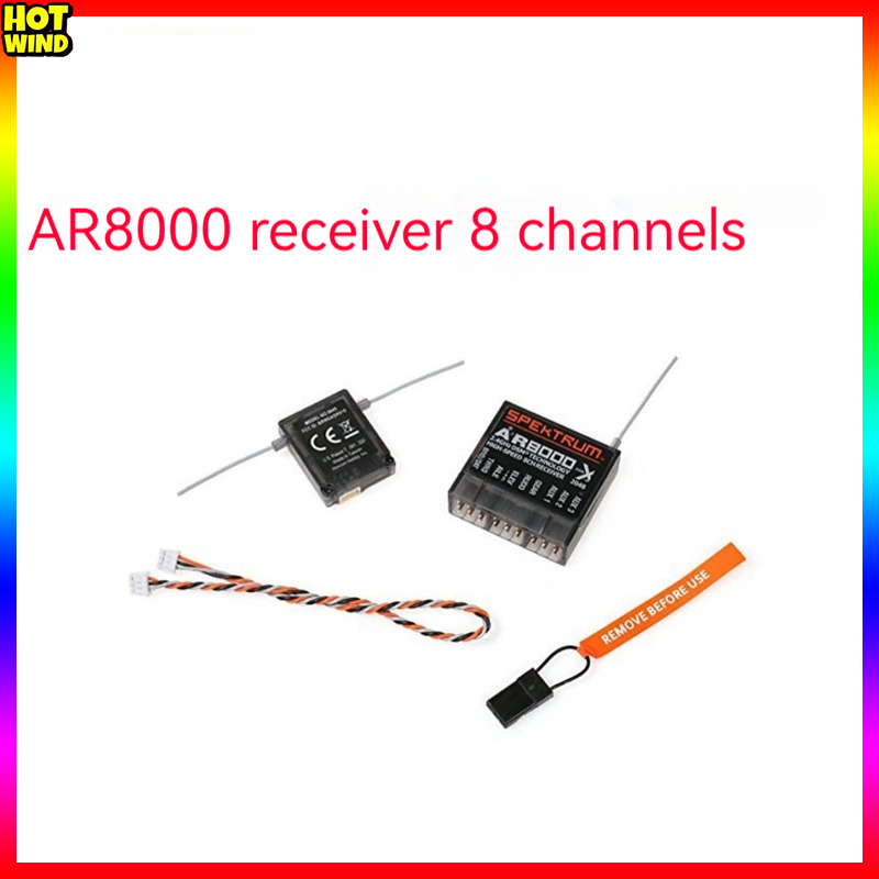 Spm Ar8000 Receptor Dsmx DSm2 de 8 vias, Receptor de satélite DSmx, Ar8000, Receptor Dx6i