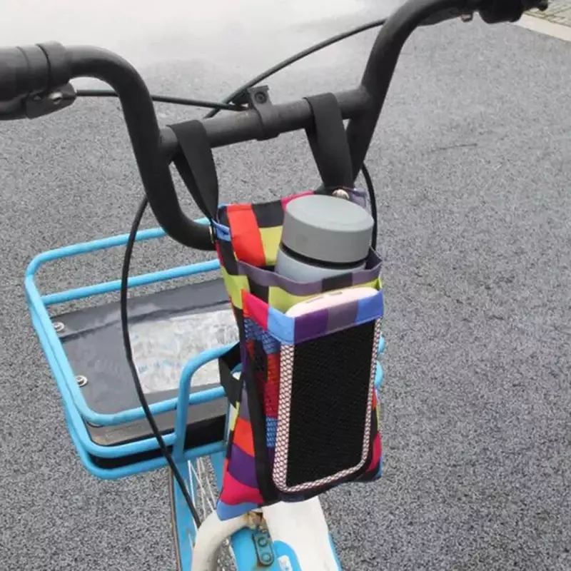 Bolsa de almacenamiento frontal impermeable para bicicleta, soporte para teléfono móvil, cesta para bicicleta, Piezas para vehículos eléctricos, 1 unidad, 2023