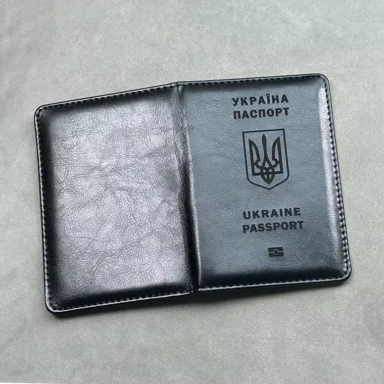Penutup paspor ukranar ne sampul Travel sampul dompet paspor Ukraina untuk Gadis paspor