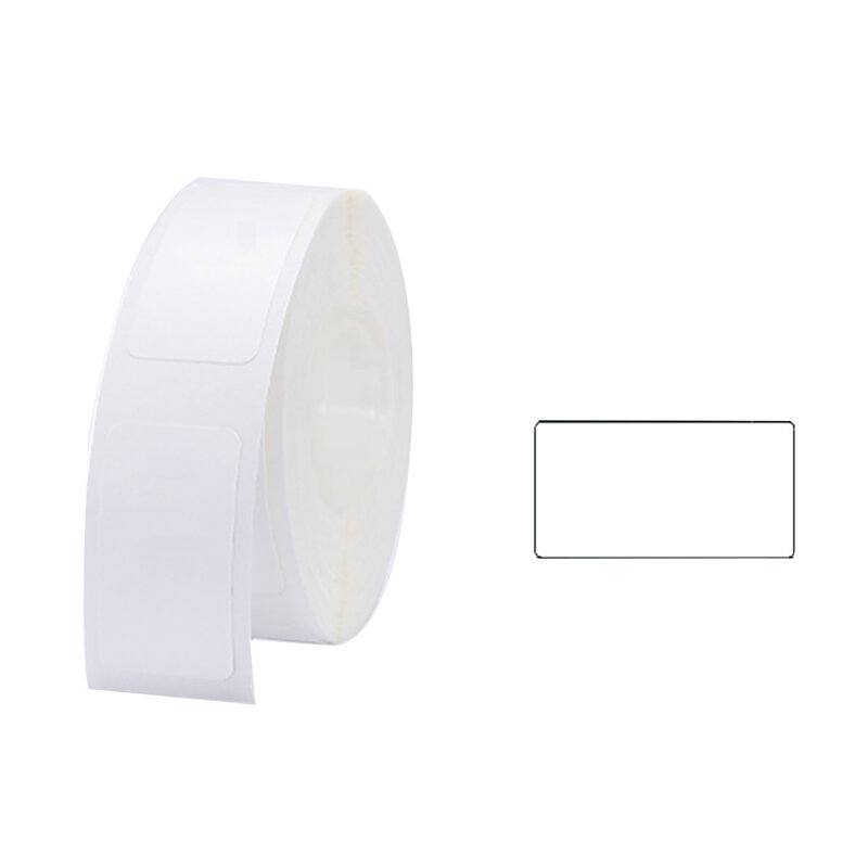 กระดาษเปล่าสีขาวแบบมีกาวในตัวกระดาษสติกเกอร์สำหรับผลิตฉลาก D11/D110