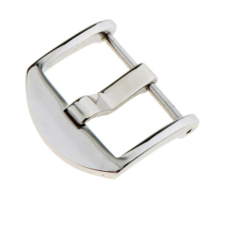 20mm 22mm Replacement Stainless Steel Brushed Polished Watch  Pin Clasp Tang Buckle