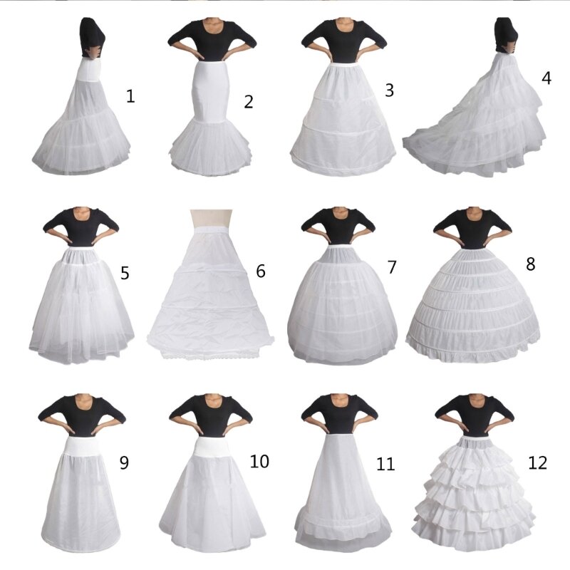Petticoat crinoline desliza hoop saia vintage underskirt para vestido