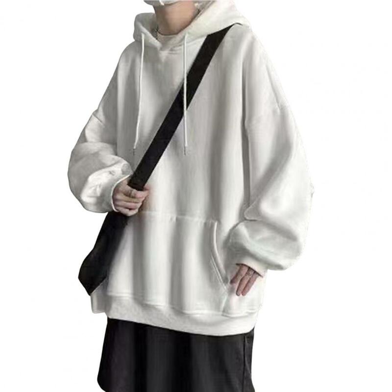 Sudadera con capucha de manga larga, ropa de gran tamaño para mantener el calor, puño elástico, Otoño e Invierno