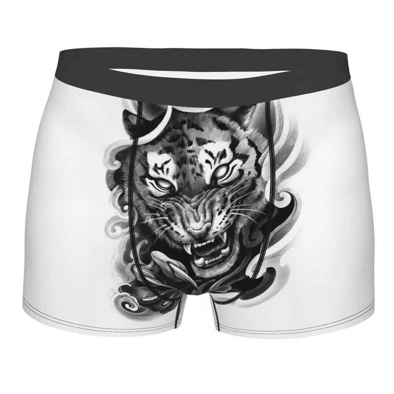 Cool Animals, Lions, Tigers Men Underpants, Highly Breathable printing High Quality Gift Idea