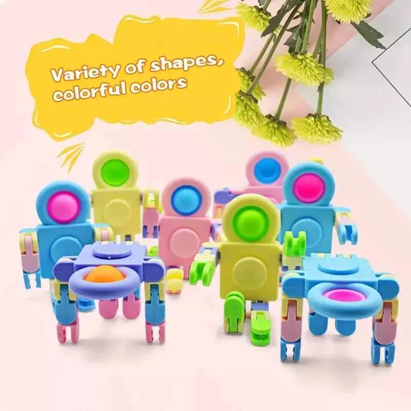 Спиннеры-Непоседы, органические игрушки-Непоседы, деформируемая цепочка для снятия стресса, подарки на день рождения для детей, игрушки для взрослых