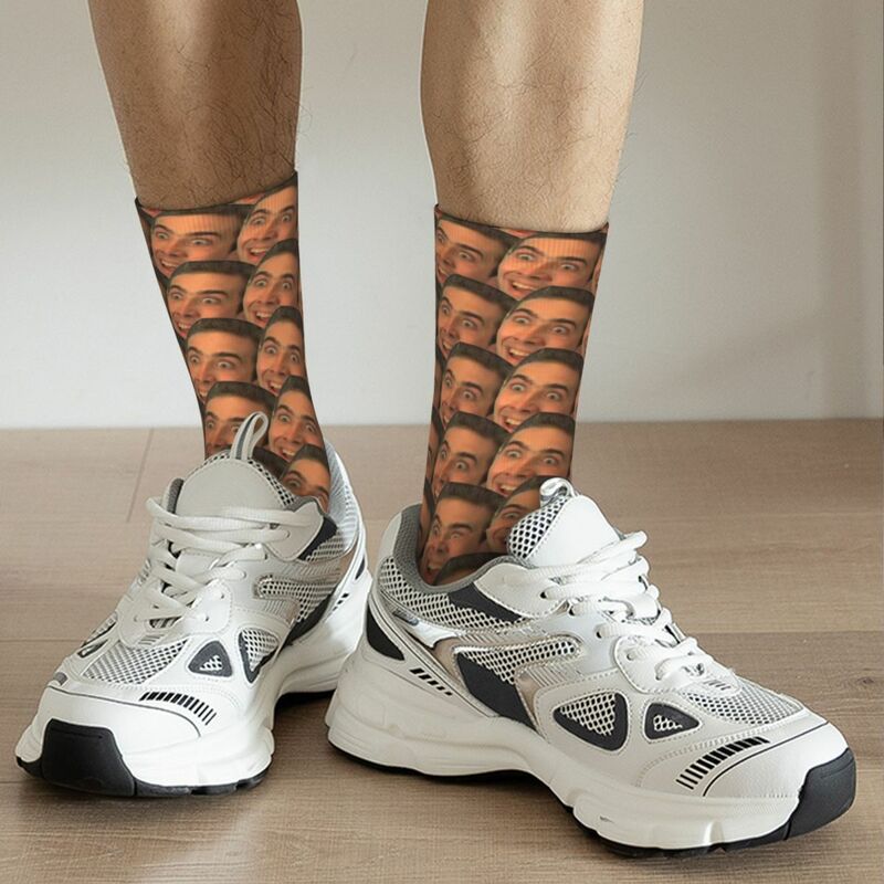 Meme-calcetines con patrón de jaula para hombre y mujer, medias informales de estilo Harajuku, para primavera, verano, Otoño e Invierno