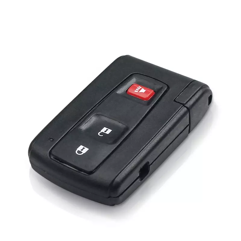 KEYYOU 2/3 Buttons Remote Smart Car Key Cover For Toyota Prius 2004 - 2009 Corolla Verso Camry With / No Uncut Blade