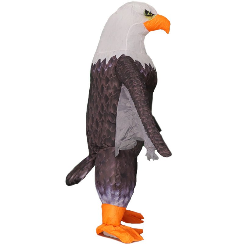 2024new Inflatable Eagle Costume Air Blow Up Bald Eagle for Adult Halloween Costume Independence Day Celebration Costume Suit